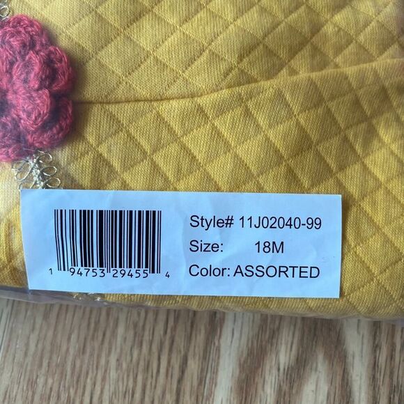 Kids Headquarters Flower Fox Long Sleeve 2 Piece Set Yellow Blue 18 Months - Picture 10 of 10